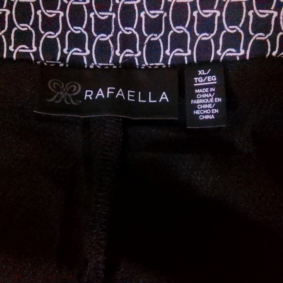 NWT Rafaella Size XL Black and White Skort - Picture 3 of 4